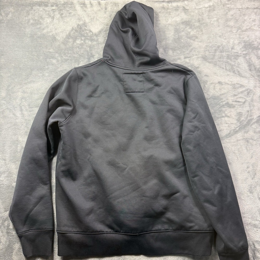 Cold Gear Under Armor Hoodie Semi-Fitted Unisex Adults Sz XL Black & Yellow Logo - Picture 5 of 5